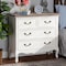 Baxton Studio Amalie White and Oak Finished 4-Drawer Accent Dresser 160-10240 - alternate 5